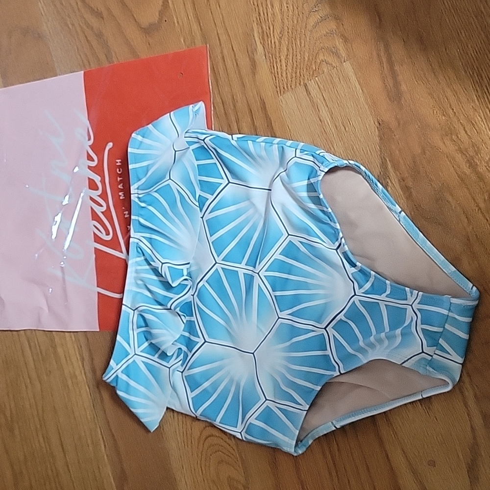 Kortni Jeane ruffle around swim bottoms girls 10 11